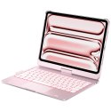 Etui Typecase Flexbook Touch z klawiaturą do iPad Pro 11" M4 2024 / M5 2025 jasno różowy