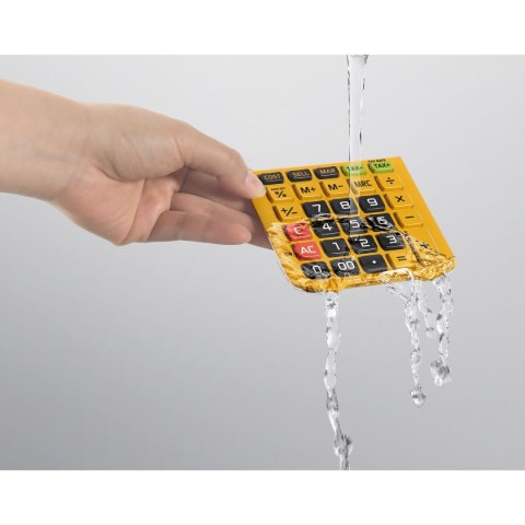 Kalkulator Casio Żółty 16,8 x 10,8 x 3,3 cm