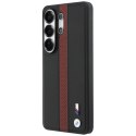 Etui BMW Perforated Stripe Logo MagSafe do Samsung Galaxy S26 Ultra czerwony