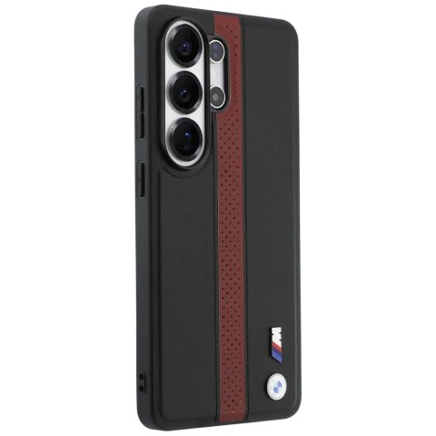 Etui BMW Perforated Stripe Logo MagSafe do Samsung Galaxy S26 Ultra czerwony