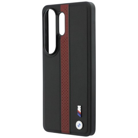 Etui BMW Perforated Stripe Logo MagSafe do Samsung Galaxy S26 Ultra czerwony