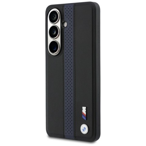 Etui BMW Perforated Stripe Logo MagSafe do Samsung Galaxy S26 niebieski