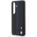 Etui BMW Perforated Stripe Logo MagSafe do Samsung Galaxy S26 niebieski