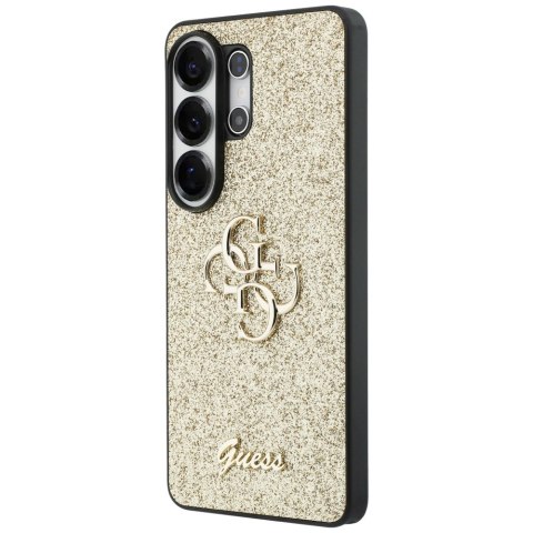 Etui Guess Fixed Glitter Big 4G Metal Logo do Samsung Galaxy S26 Ultra złoty
