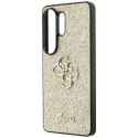 Etui Guess Fixed Glitter Big 4G Metal Logo do Samsung Galaxy S26 Ultra złoty