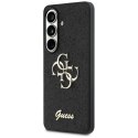 Etui Guess Fixed Glitter Big 4G Metal Logo do Samsung Galaxy S26 czarny