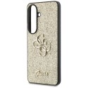 Etui Guess Fixed Glitter Big 4G Metal Logo do Samsung Galaxy S26 złoty