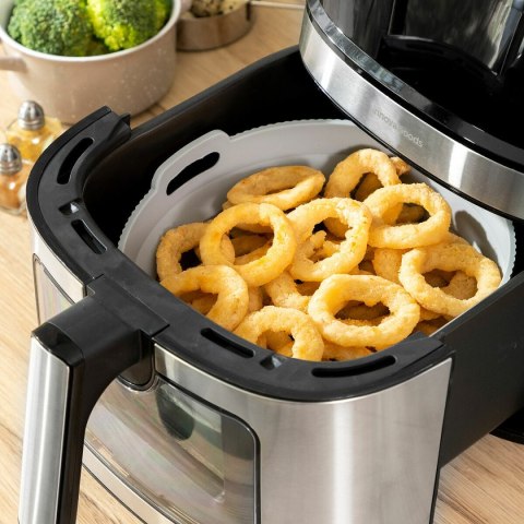 Składany silikonowy koszyk do frytkownicy na gorące powietrze Fliynner InnovaGoods Szary 1 L (Odnowione B)