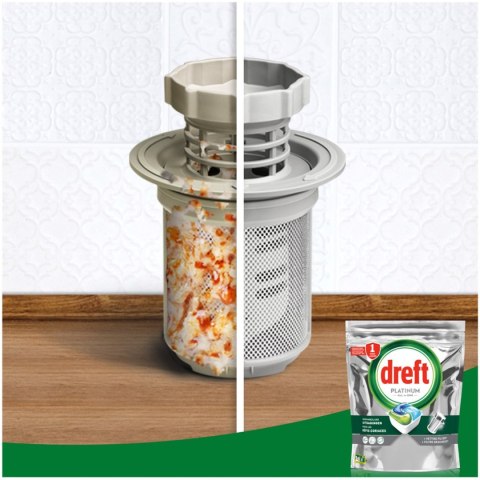 Dreft Platinum All in One Kapsułki do Zmywarki 43 szt.