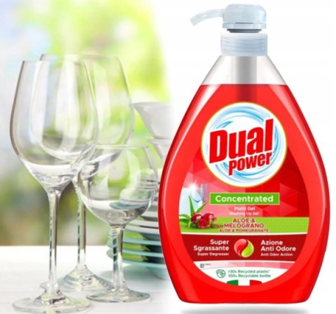 Dual Power Aloes & Granat Płyn Do Mycia Naczyń 1 l