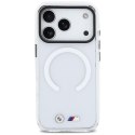 Etui BMW M IML Shockproof Metal Logos MagSafe do iPhone 17 Pro Max / 18 Pro Max przezroczysty