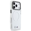 Etui BMW M IML Shockproof Metal Logos MagSafe do iPhone 17 Pro Max / 18 Pro Max przezroczysty