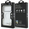 Etui BMW M IML Shockproof Metal Logos MagSafe do iPhone 17 Pro Max / 18 Pro Max przezroczysty