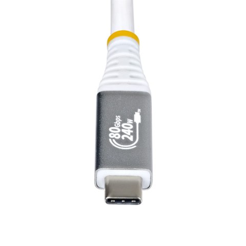 Kabel USB Startech CC1M80GUSB4CABLEW Biały 1 m