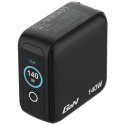 Ładowarka sieciowa Verbatim Mini GaN 140W 3xUSB-C PD/1x USB-A QC adapter UE/UK/USA czarny 30240