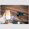 Ładowarka sieciowa Verbatim Mini GaN 140W 3xUSB-C PD/1x USB-A QC adapter UE/UK/USA czarny 30240