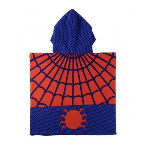 Ręcznik-poncho z kapturem Spider-Man Czerwony 55 x 77 cm