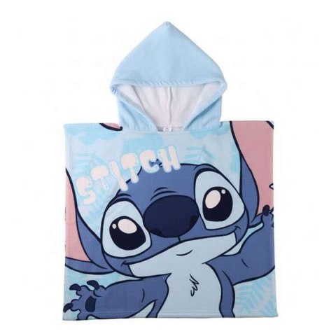 Ręcznik-poncho z kapturem Stitch Niebieski 55 x 77 cm