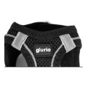Szelki dla psa Gloria Air Mesh Star Czarny Rozmiar XXS (24-26 cm)