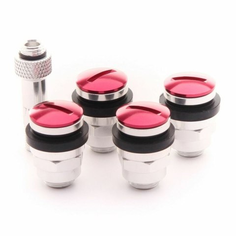Zestaw zaworów do opony Japan Racing JR V1 Czerwony Aluminium (4 Sztuk)