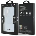 Etui BMW IML Shockproof Metal Logo MagSafe do Samsung Galaxy S26 Ultra przezroczysty