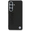 Etui BMW Leather Hot Stamp MagSafe do Samsung Galaxy S26+ czarny