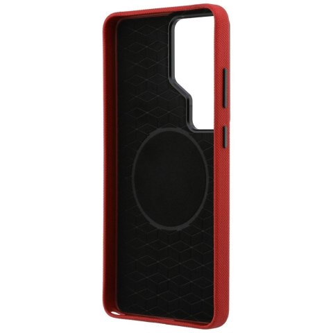 Etui BMW M Metal Logo MagSafe do Samsung Galaxy S26 Ultra czerwony