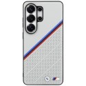 Etui BMW Tricolor Metal Logo MagSafe do Samsung Galaxy S26 Ultra szary