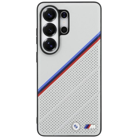 Etui BMW Tricolor Metal Logo MagSafe do Samsung Galaxy S26 Ultra szary