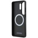Etui BMW Tricolor Metal Logo MagSafe do Samsung Galaxy S26 Ultra szary