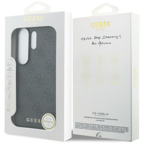 Etui Guess 4G Classic Logo Charm MagSafe do Samsung Galaxy S26 Ultra czarny