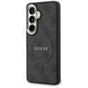 Etui Guess 4G Embossed Ring MagSafe do Samsung Galaxy S26 czarny