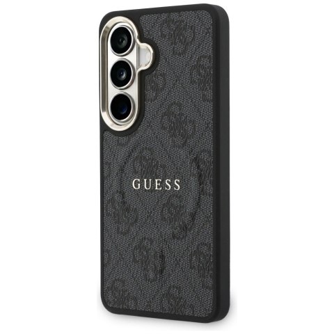Etui Guess 4G Embossed Ring MagSafe do Samsung Galaxy S26 czarny