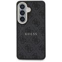 Etui Guess 4G Embossed Ring MagSafe do Samsung Galaxy S26 czarny