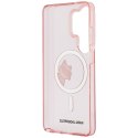 Etui Karl Lagerfeld IML Peekaboo Choupette MagSafe do Samsung Galaxy S26 Ultra różowy