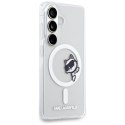 Etui Karl Lagerfeld IML Peekaboo Choupette MagSafe do Samsung Galaxy S26 przezroczysty