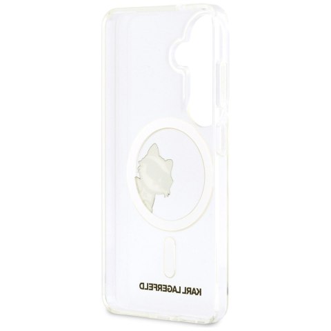 Etui Karl Lagerfeld IML Peekaboo Choupette MagSafe do Samsung Galaxy S26 przezroczysty