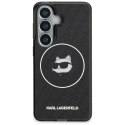 Etui Karl Lagerfeld IML Repeated Choupette MagSafe do Samsung Galaxy S26 czarny