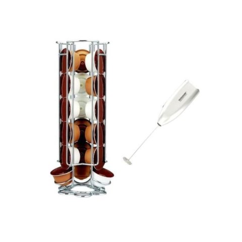 Organizer na kapsułki kawy Fackelmann Szary Stal nierdzewna Plastikowy 3 X 11 X 32 CM 14 X 39 X 29 CM