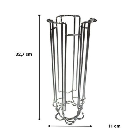 Organizer na kapsułki kawy Fackelmann Szary Stal nierdzewna Plastikowy 3 X 11 X 32 CM 14 X 39 X 29 CM