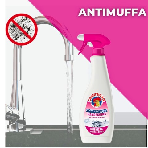 Chanteclair Sgrassatore con Candeggina Odtłuszczacz z Wybielaczem Butelka Uzupełniająca 625 ml