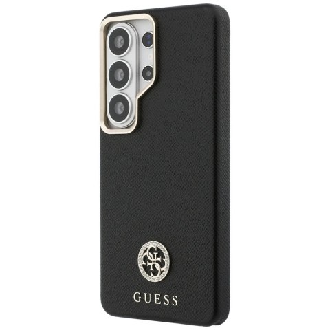 Etui Guess Rhinestone Round Logo MagSafe do Samsung Galaxy S26 Ultra czarny