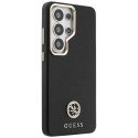 Etui Guess Rhinestone Round Logo MagSafe do Samsung Galaxy S26 Ultra czarny