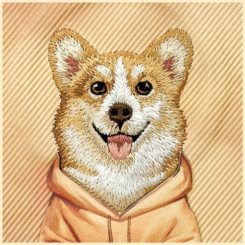 Etui Nimmy Gentle Pets Series Dog MagSafe do iPhone 17 Pro / 18 Pro pomarańczowy