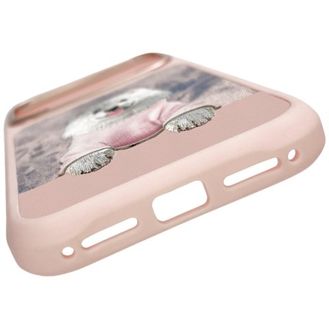 Etui Nimmy Gentle Pets Series Dog MagSafe do iPhone 17 Pro różowy
