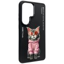 Etui Nimmy Glasses Cool Cat do Samsung Galaxy S26 Ultra czarny