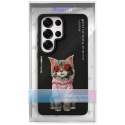 Etui Nimmy Glasses Cool Cat do Samsung Galaxy S26 Ultra czarny