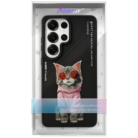 Etui Nimmy Glasses Cool Cat do Samsung Galaxy S26 Ultra czarny