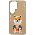 Etui Nimmy Glasses Cool Dog do Samsung Galaxy S26 Ultra beżowy