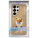 Etui Nimmy Glasses Cool Dog do Samsung Galaxy S26 Ultra beżowy